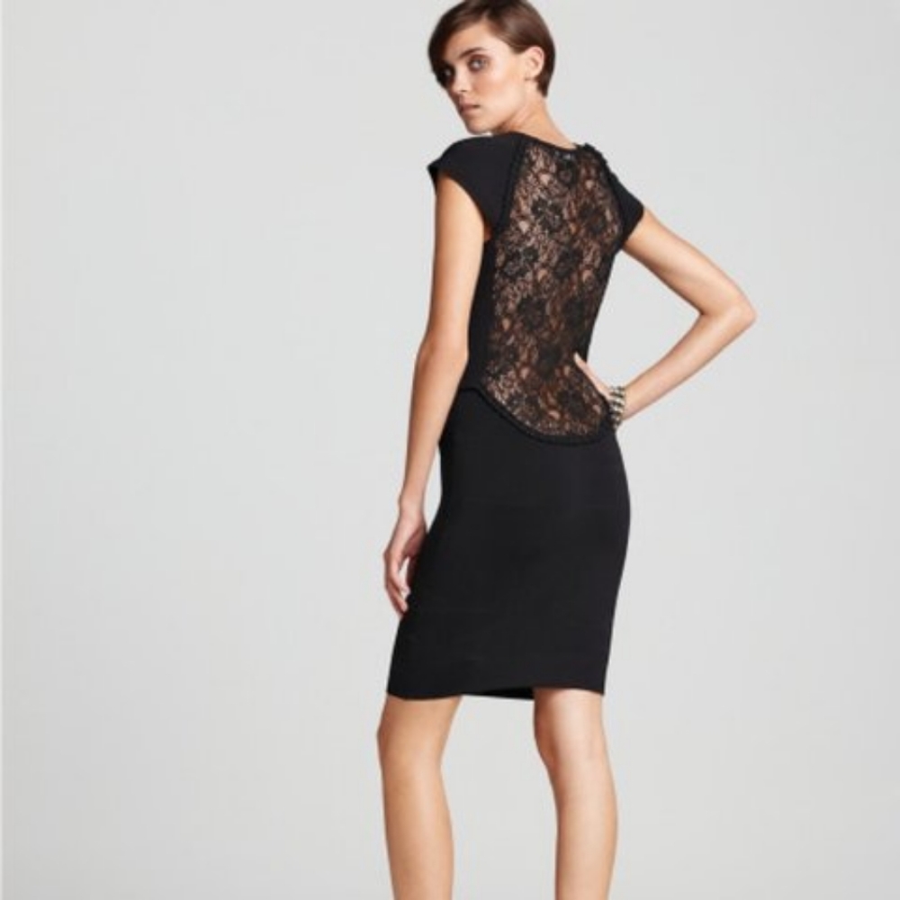 French connection dani stretch fitted dress.